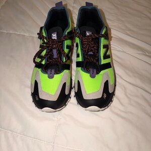 New Balance Neon Green and Black Athletic Shoes